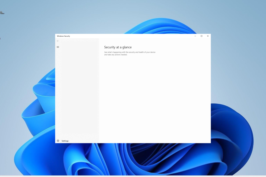Windows 11 turvalisuse must ekraan