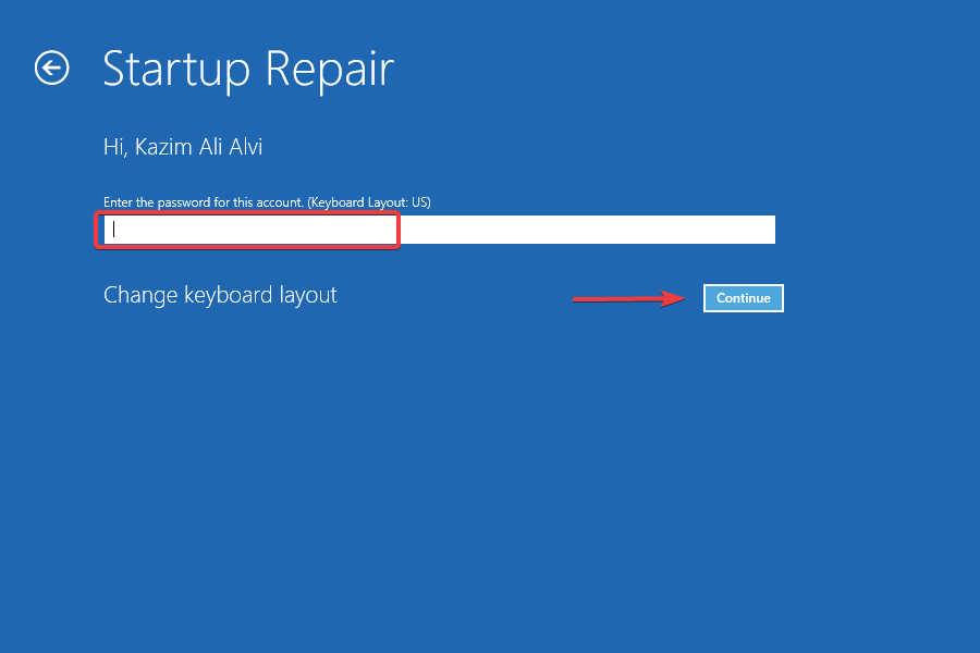 Jätkake Windows 11 süsteemi taastamise parandamist, mis võtab kaua aega