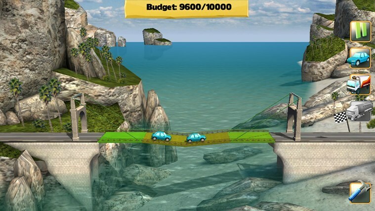Bridge Constructor Game für Windows 8 ist jetzt verfügbar