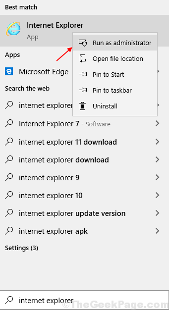 Internet Explorer-Administrator