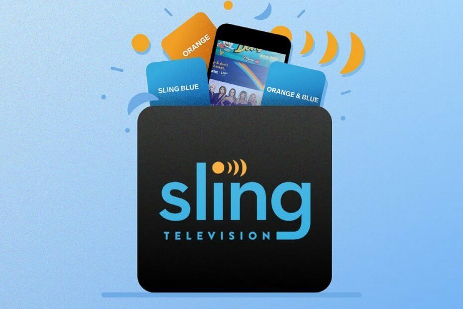 NUSTATYTI: „Sling TV“ per daug įrenginių klaida