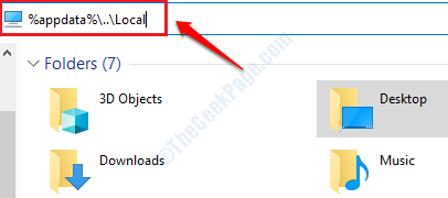 2 File Explorer Local Folder