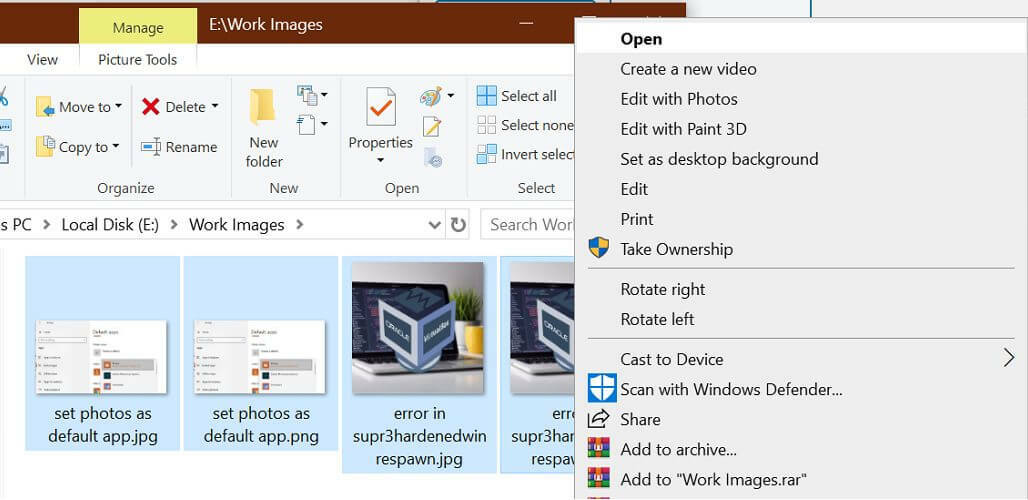 Windows 10 Foto's-app scrolt niet