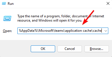 Suchen Sie in AppData nach Teams-Dateien