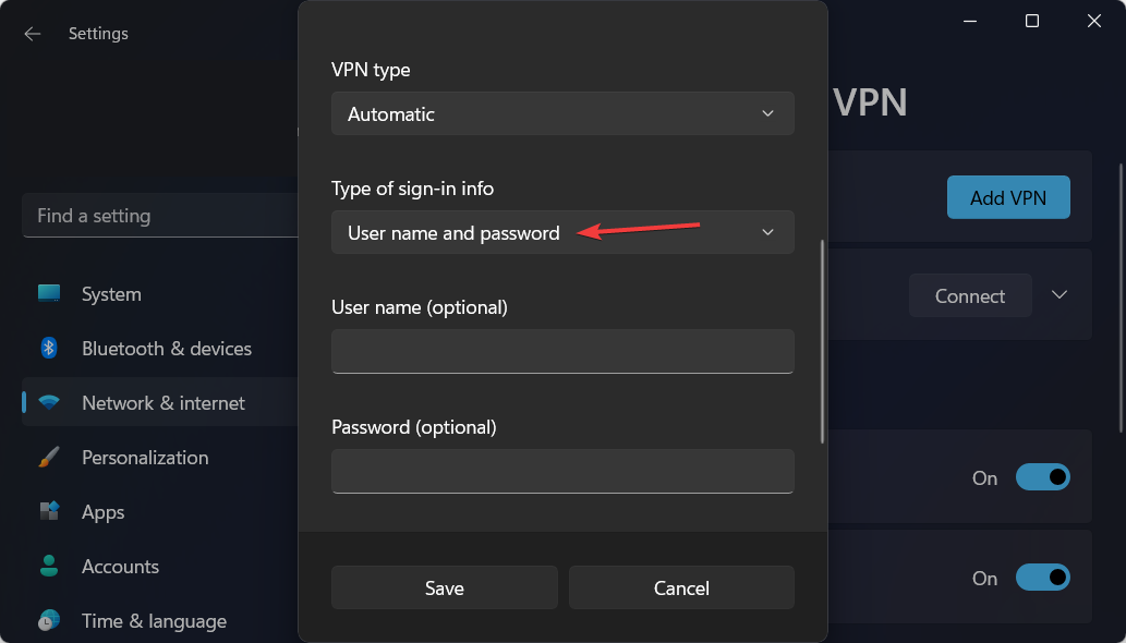 username-pass nenhum hardware capaz de aceitar chamadas está instalado