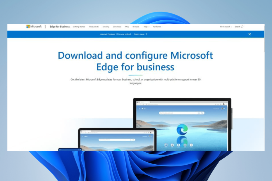 Download en installeer Edge for Business op Windows 10 & 11
