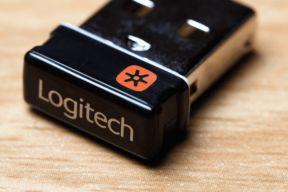 Logitech გამაერთიანებელი მიმღები