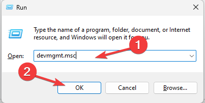 Device Manager Run ბრძანება Windows 11-ის ეკრანი განახლდება?