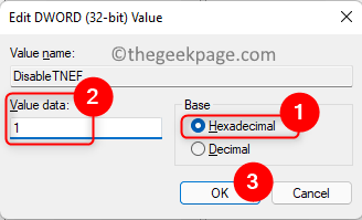 Предпочитания на Outlook Office на системния регистър Disabetnef Зададена стойност 1 Мин