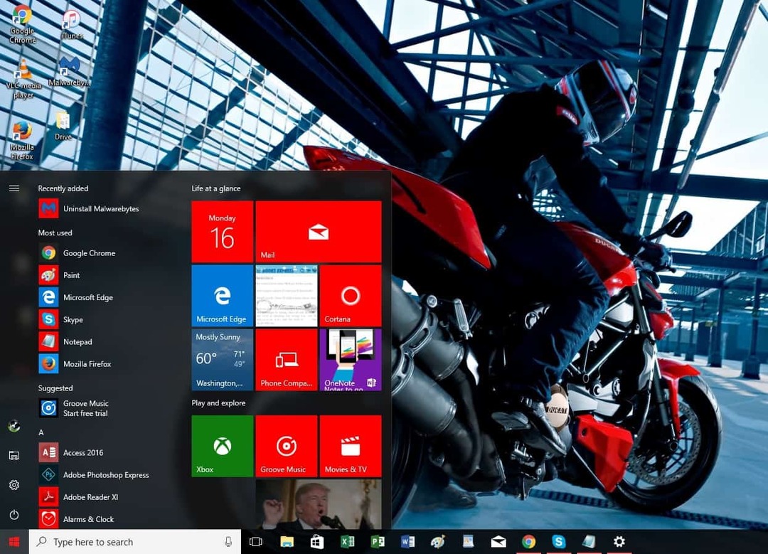 ducati windows 10 teema