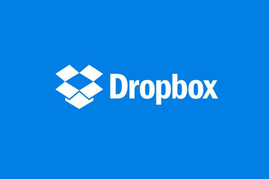 Коригирайте Dropbox Няма грешка в интернет връзката
