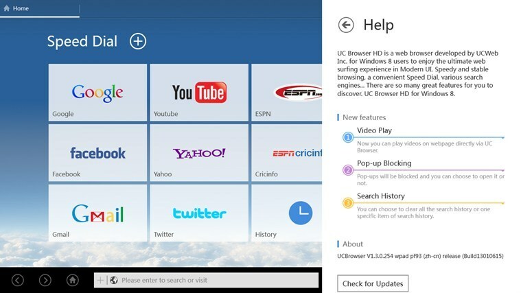 UC Browser-app voor Windows 8, 10 krijgt nieuwe functies, nu downloaden