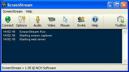 NCH ​​ScreenStream_software di mirroring dello schermo
