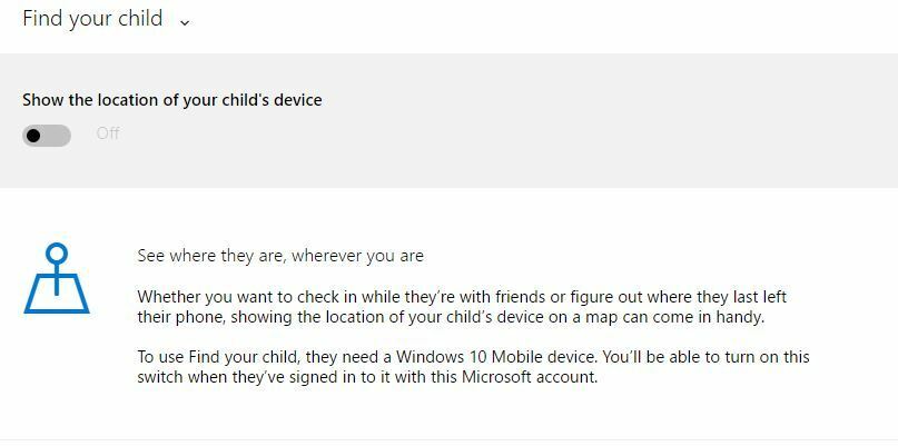 мицрософт-породична безбедност-пронађи своје дете