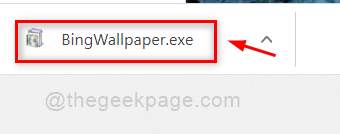 Bing Wallpaper eksekverbar fil 11zon
