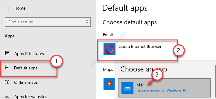 Нет программы электронной почты, связанной для выполнения запрошенного действия в Windows 10 Fix