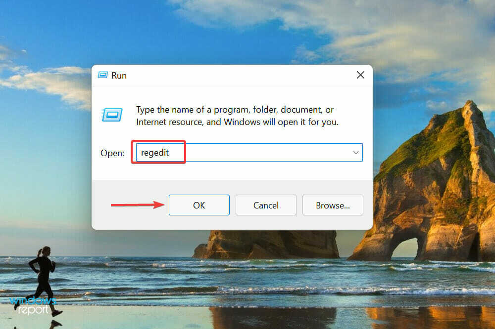 Lancez l'éditeur de registre pour corriger l'application xbox qui ne lance pas les jeux Windows 11