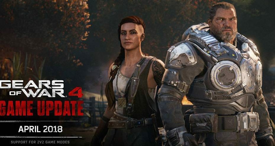 Aktualizace hry Gears of Wars 4. dubna