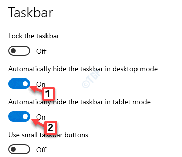 Barra delle applicazioni Nascondi automaticamente la barra delle applicazioni in modalità desktop Nascondi automaticamente la barra delle applicazioni in modalità tablet Abilita