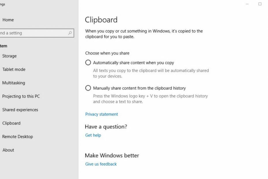 „Cloud Clipboard“ įrankis sinchronizuos turinį visuose „Microsoft“ prijungtuose įrenginiuose
