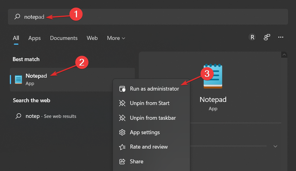 notepad-admin Windows 11-opsætningen kunne ikke validere produktnøglen