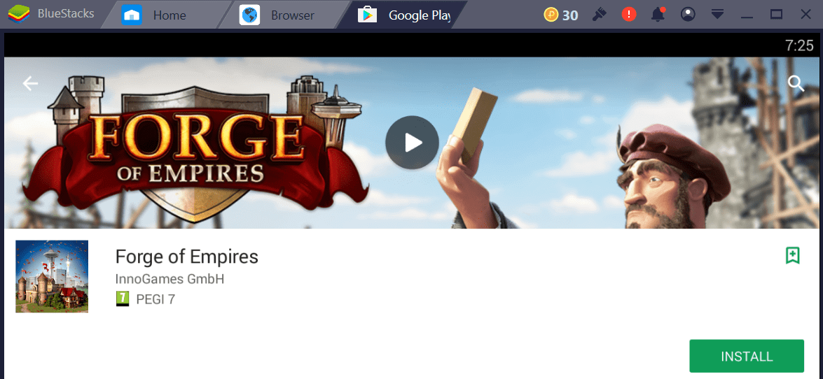 Bluestacks Forges of Empires