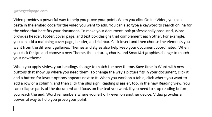 Как создать случайный текст в Microsoft Word