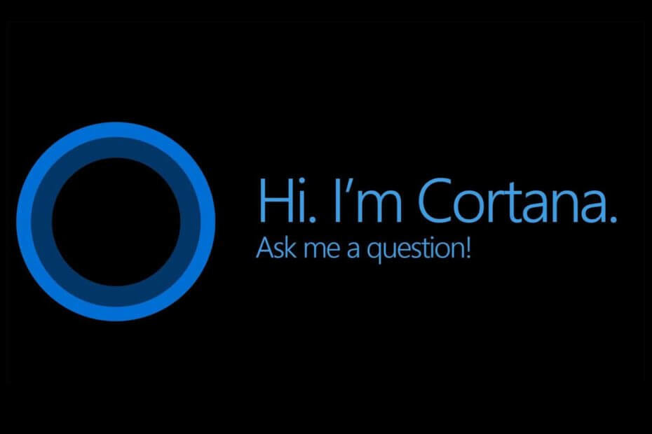 tecnologia intelligente di intelligenza artificiale conversazionale Cortana