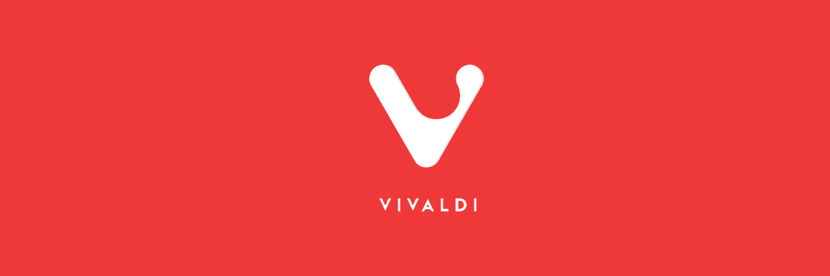 navegador leve com logotipo vivaldi para mac