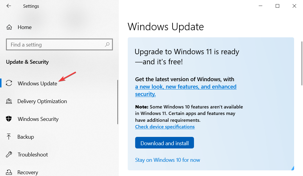 windows-update-w11 แอพ windows 10 ปิดเมื่อย่อเล็กสุด
