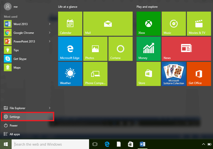 nustatymai „OneDrive“ negali prisijungti prie „Windows“