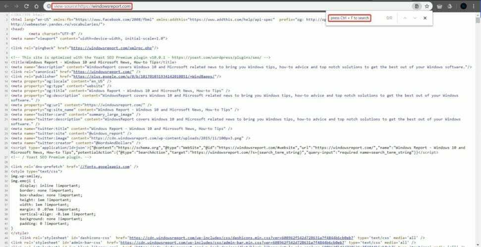 просмотреть содержимое исходного кода страницы с веб-сайта, который не позволяет это сделать