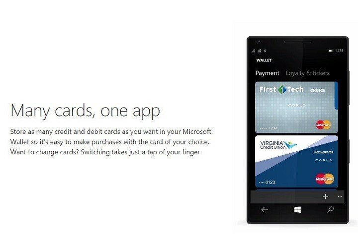 Peněženka pro Windows 10 Mobile přináší Insiderům bezkontaktní mobilní platby