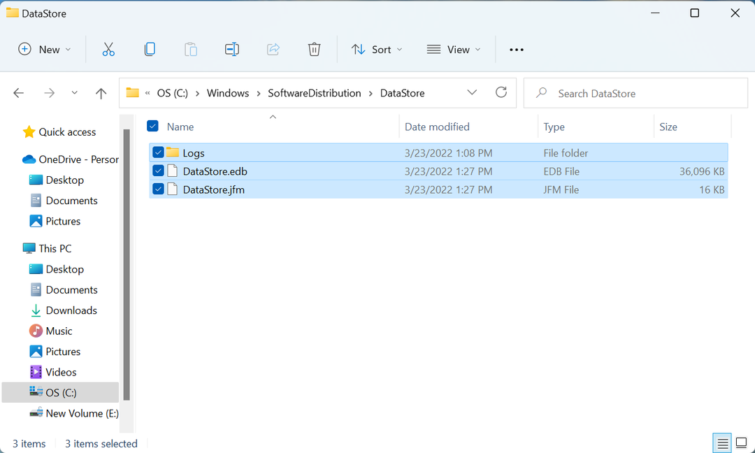 0x80073701 Windows 11'i düzeltmek için dosyaları silin