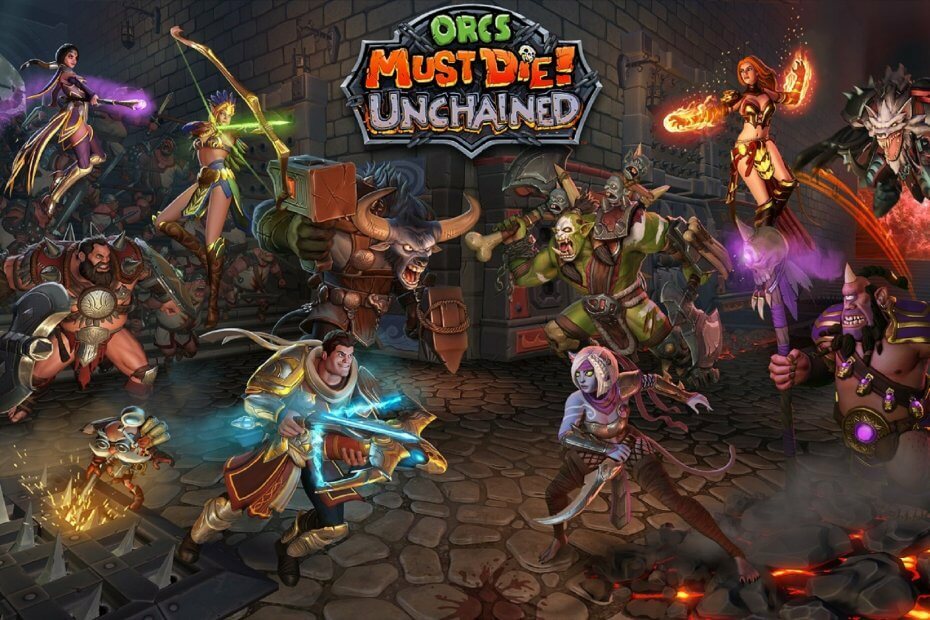 Помилка Orcs Must Die Unchained