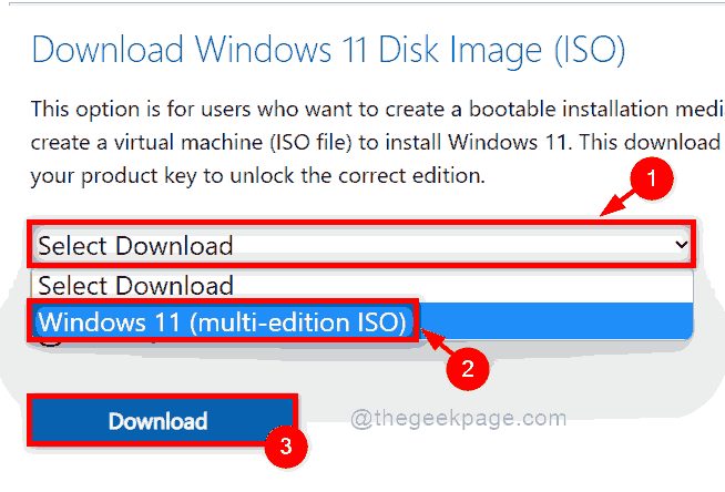 Selecione Windows 11 ISO 11zon