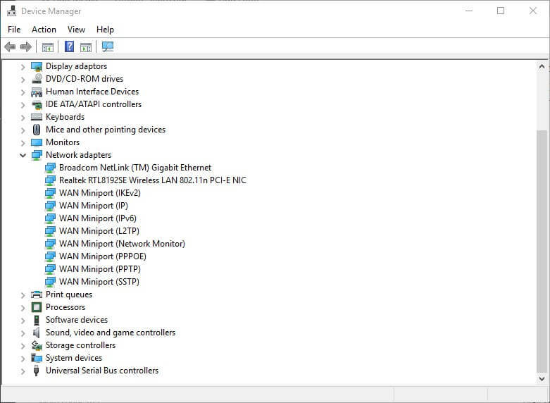 enhedsadministrator TAP Windows Adapter V9-fejl