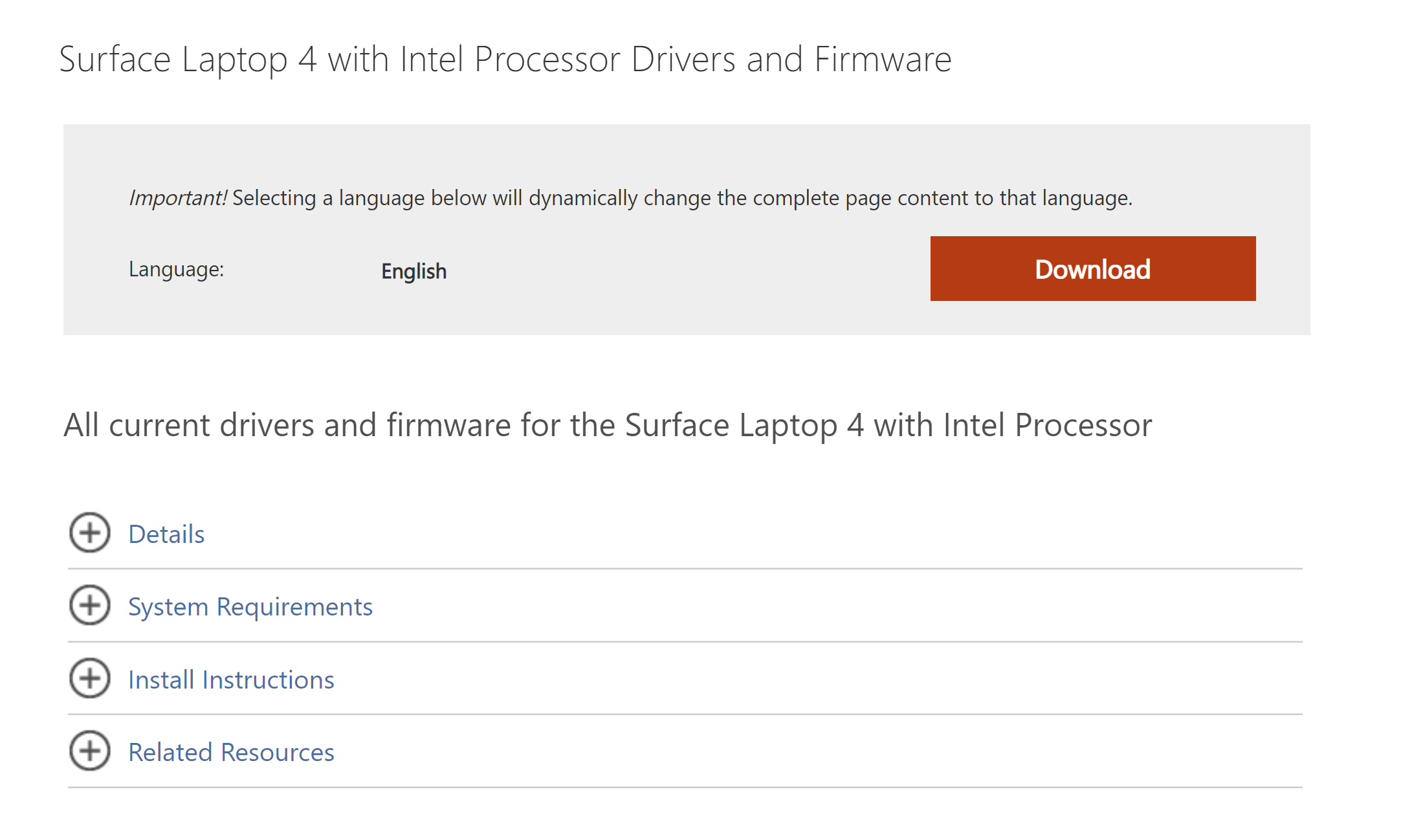 Surface Pro 4 driver