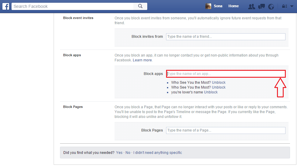 Sådan blokeres app- og spilanmodninger på Facebook