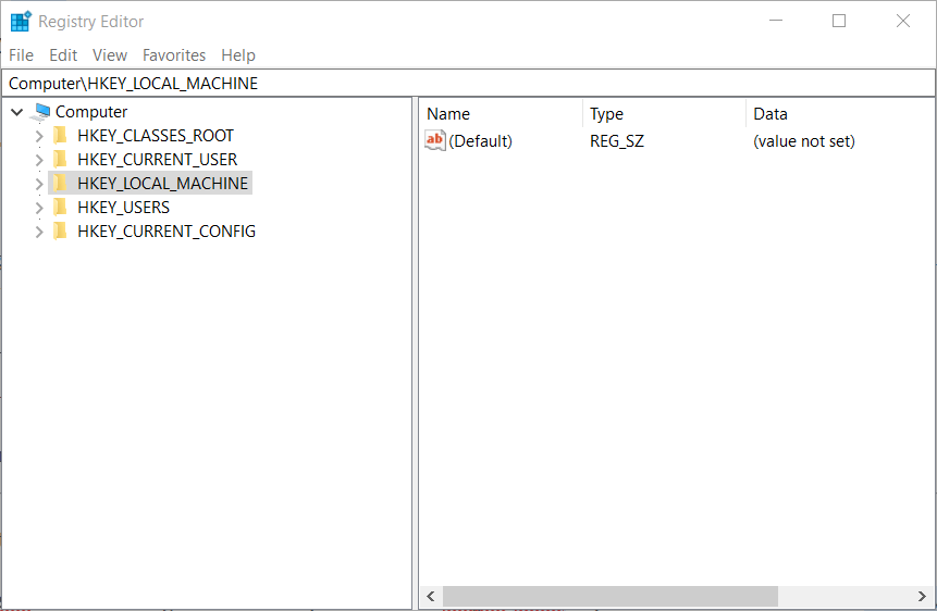 Editor databázy Registry počítač sa nesynchronizoval, pretože neboli k dispozícii žiadne časové údaje