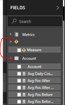 power bi วัดความผิดพลาด fault