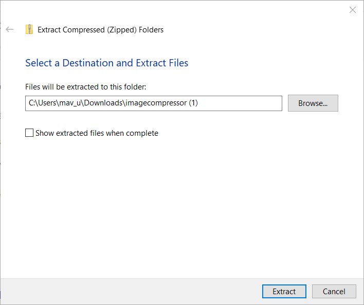 Extract Compressed (Zipped) Folder window adobe indesign free trial tidak mau download