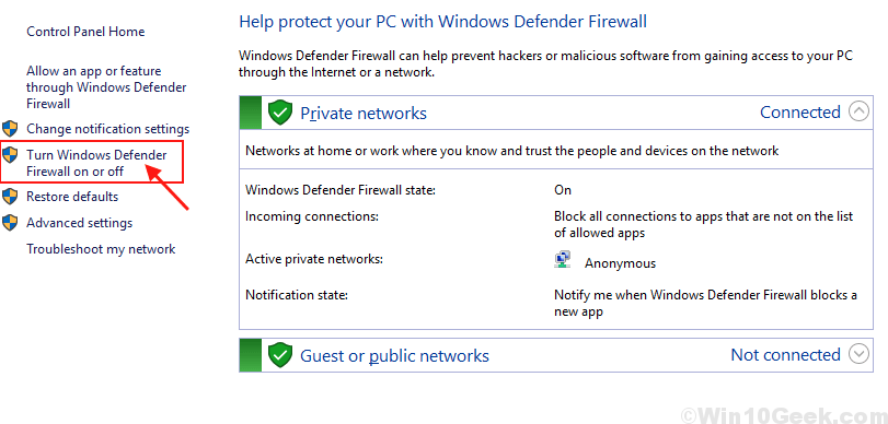საჯარო WiFi შესვლის გვერდი არ ჩანს Windows 10-ზე