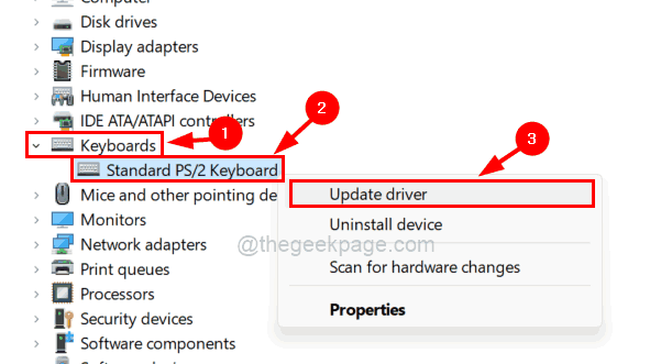 Atualizar driver de teclado 11zon