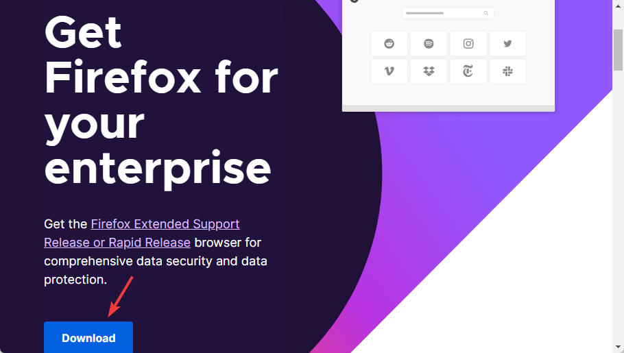 Download firefox enterprise