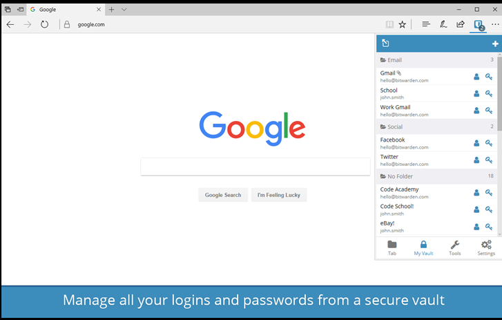 Bitwardenは、MicrosoftEdgeの最新のパスワードマネージャー拡張機能です。