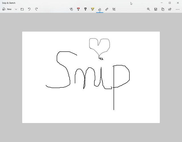 Como editar uma legenda com Snip & Sketch