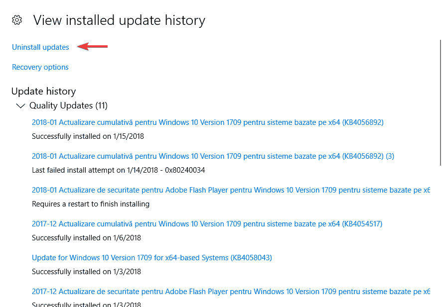 Windows-Updates entfernen