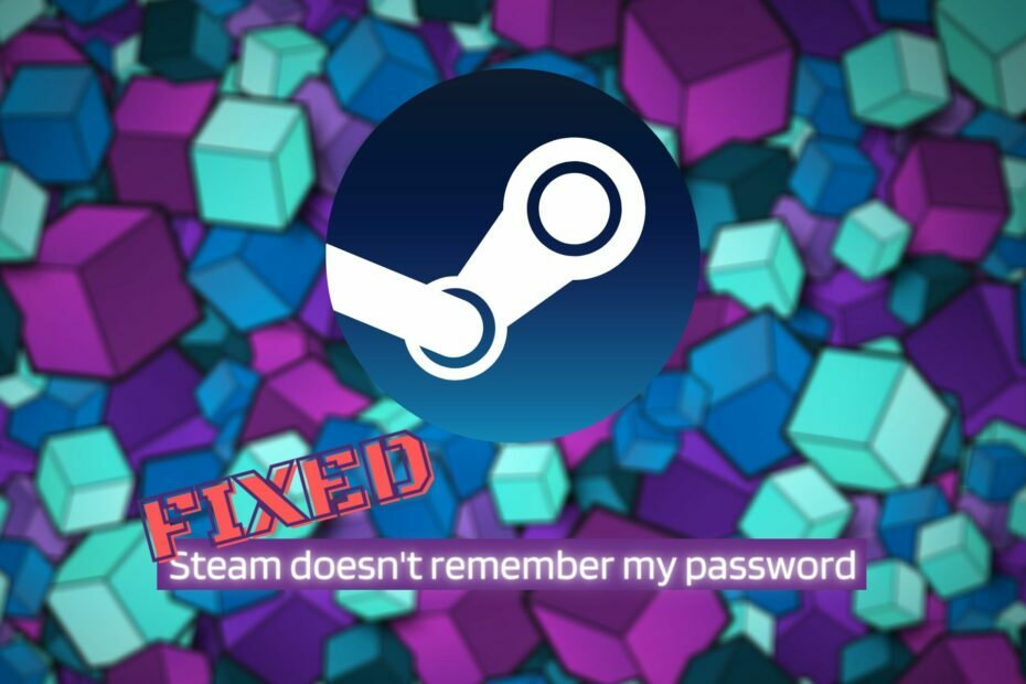 réparer Steam ne se souvient pas du mot de passe