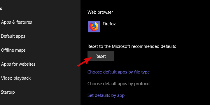 Windows 10 არ დაუშვებს Firefox– ს, როგორც ნაგულისხმევ ბრაუზერს
